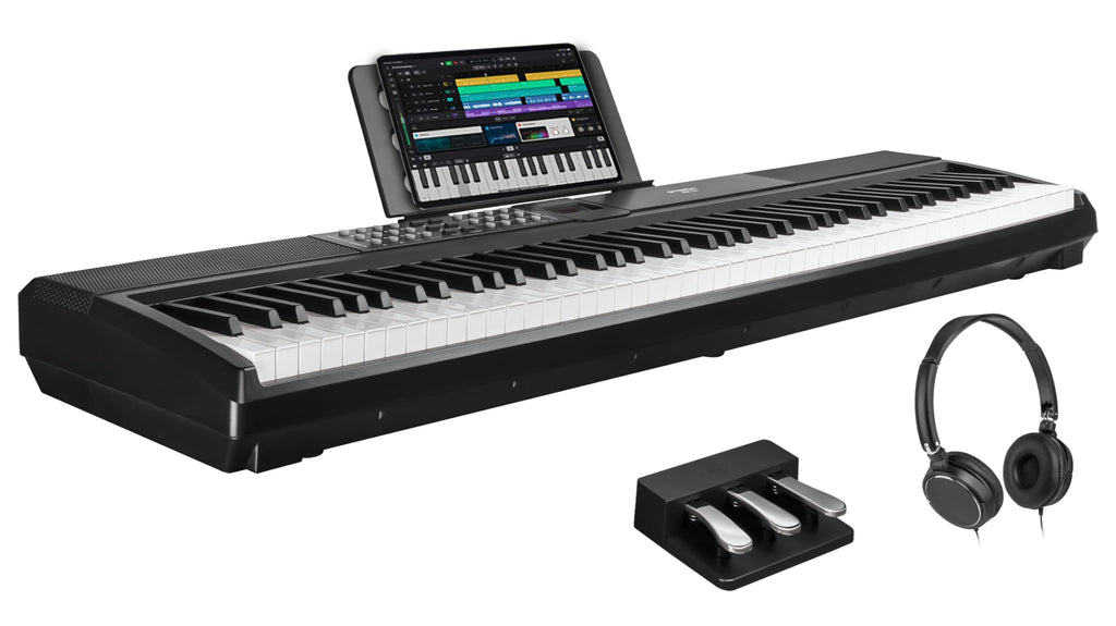 88 Keys Weighted Hammer-Action Digital Piano with Sustain Pedal R5089