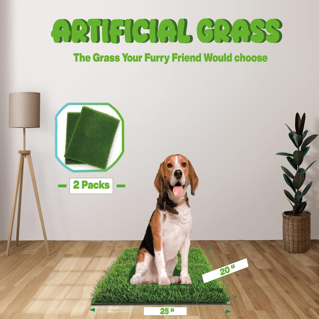 2-Pack Artificial Grass Potty Pad 20x25 Inch W428