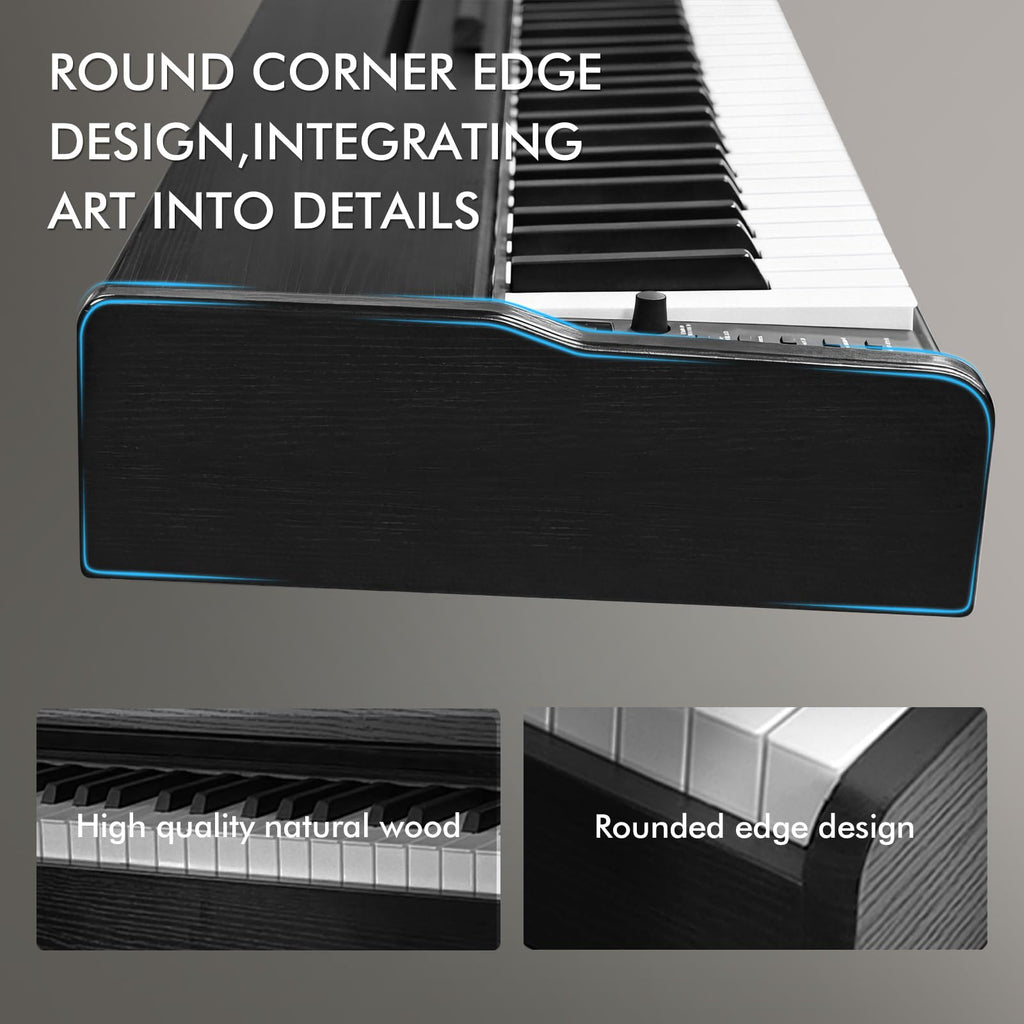 88 Key Weighted Hammer-Action Digital Piano with Stand J676214
