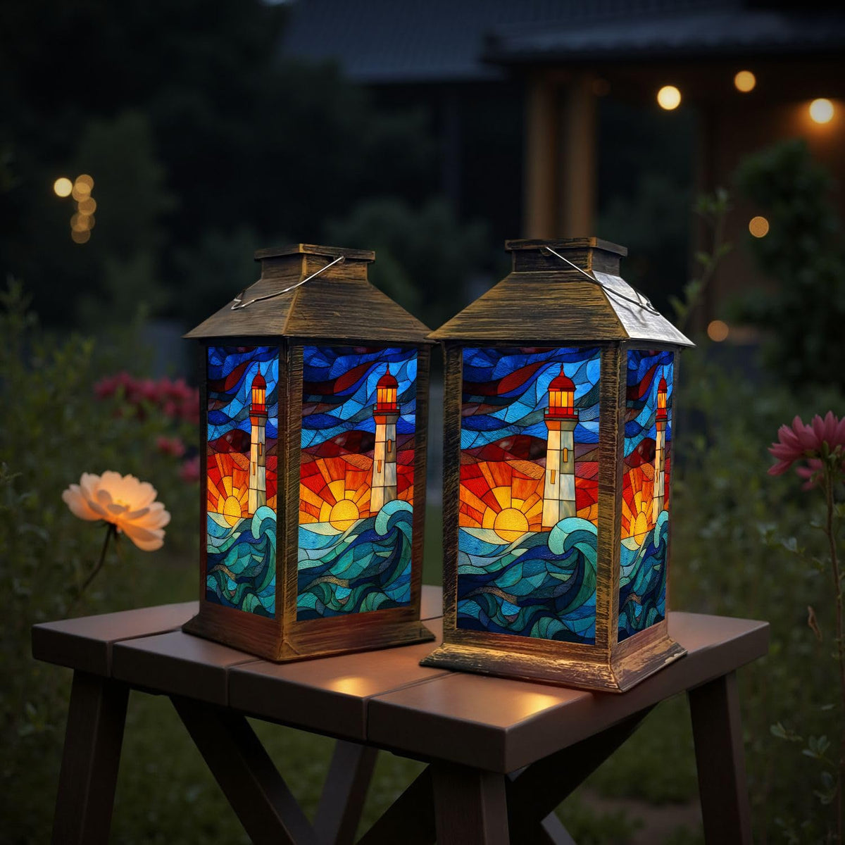 Solar Powered Waterproof Outdoor Hanging Lantern M396