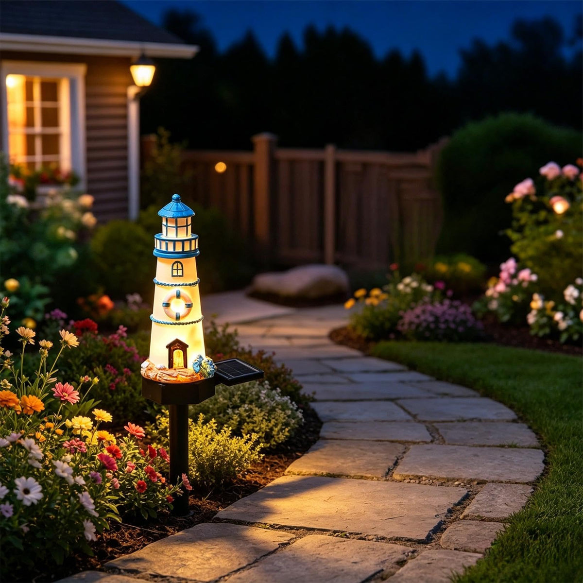 Solar Light Outdoor Waterproof Garden Statue R5271