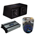 Dual 12" Loaded Sub Box Amp Kit O3624