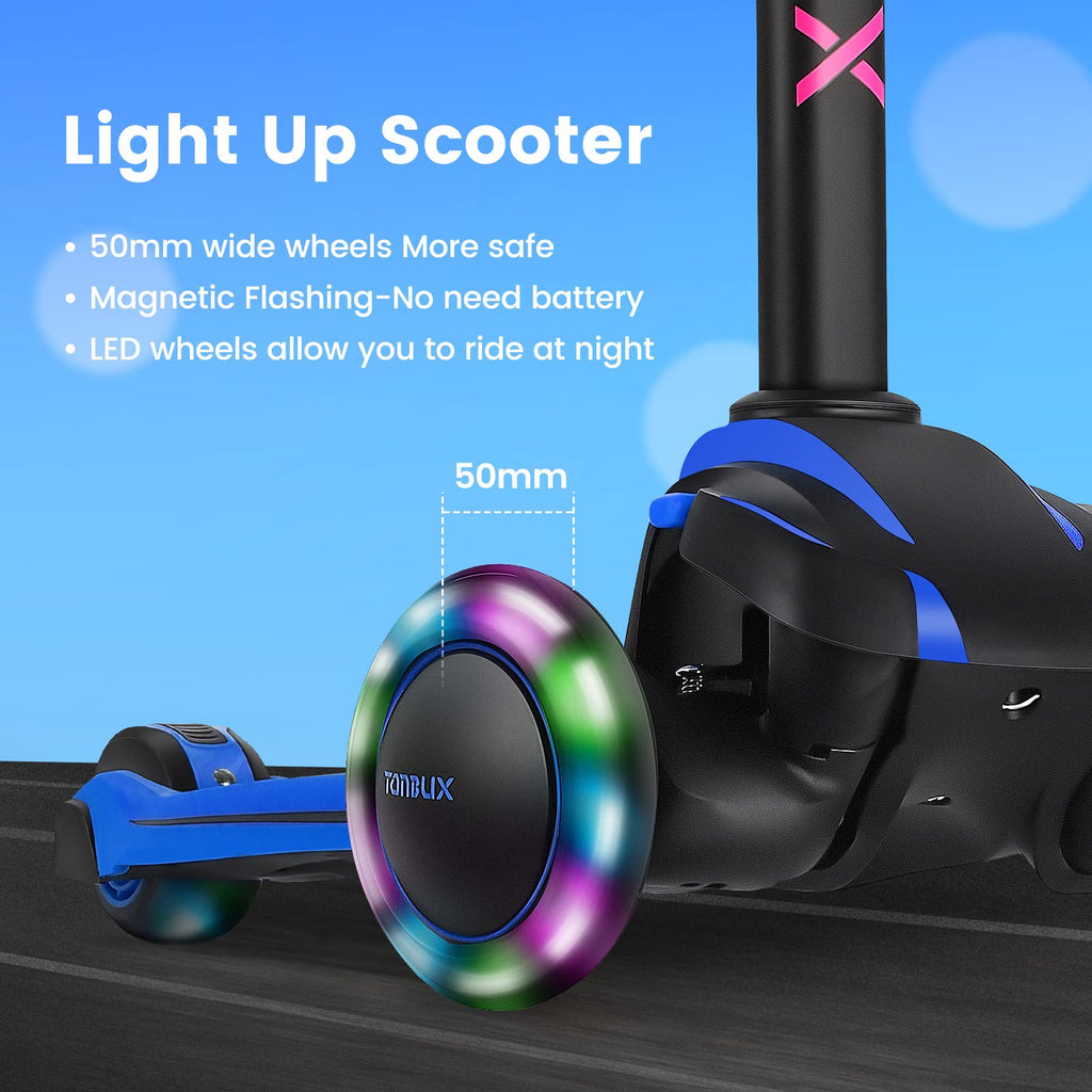 Kids 3-Wheel Scooter with Adjustable Heights F106