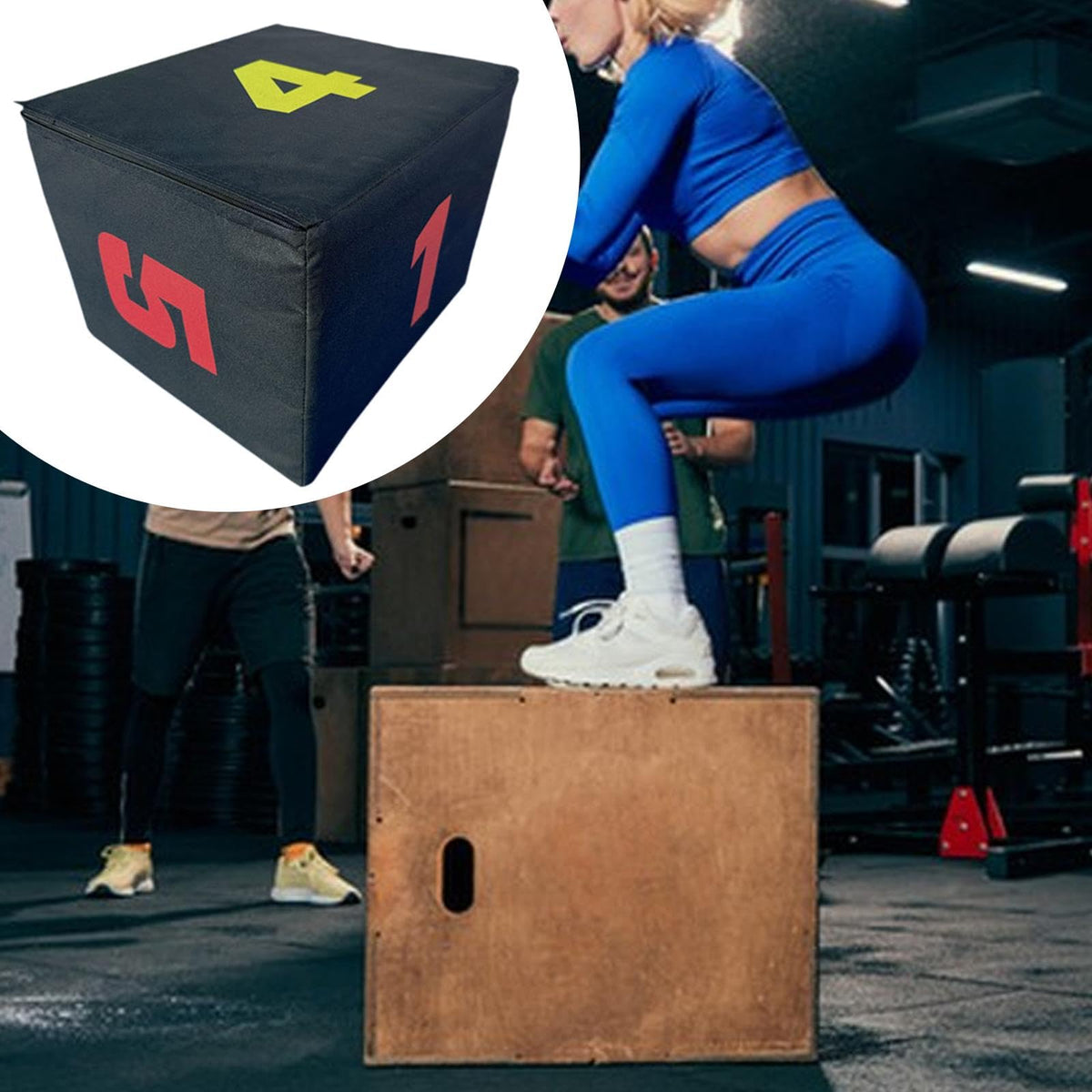 3-in-1 Height Adjustable Plyometric Jump Box U463