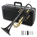 Bb Brass Trumpet Set with Case & 7C Mouthpiece M52108
