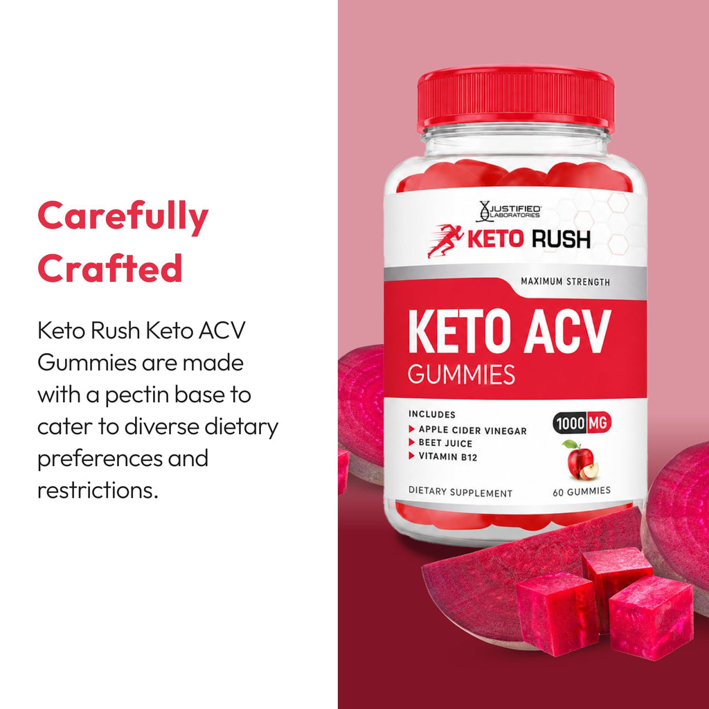 Keto ACV Gummies 1000 mg 60 Count Pack of 2 Vegan Gluten Free S7581
