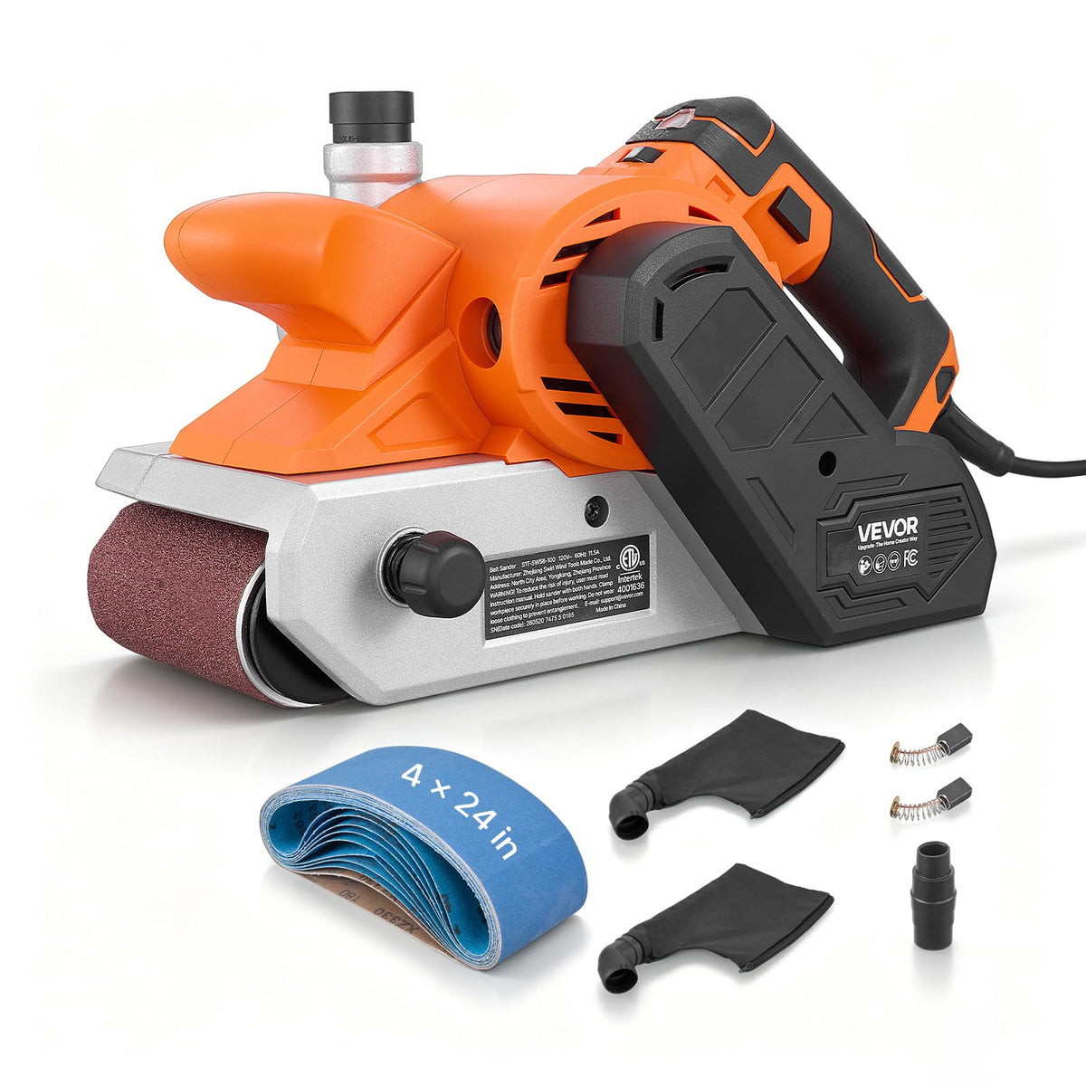 11.5A 4" x 24" Variable Speed Belt Sander H186031