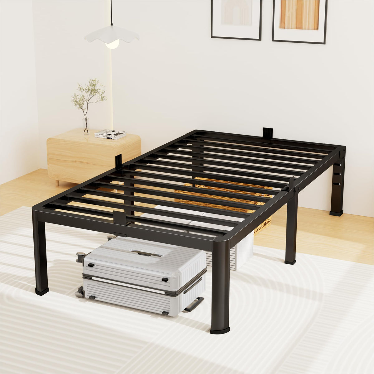 14 Inch Twin Metal Bed Frame X9046