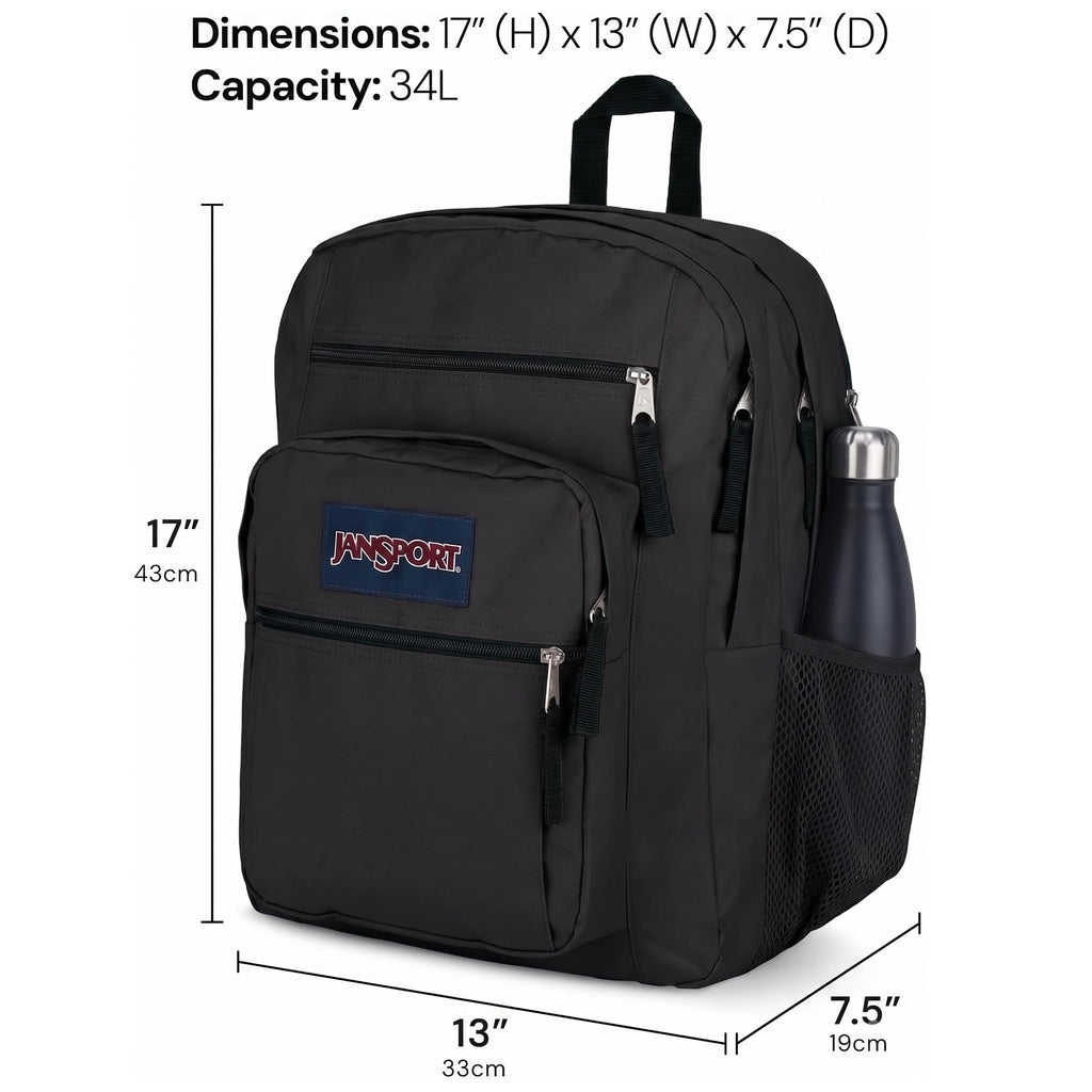 Laptop Backpack with 2 Compartments Black E253