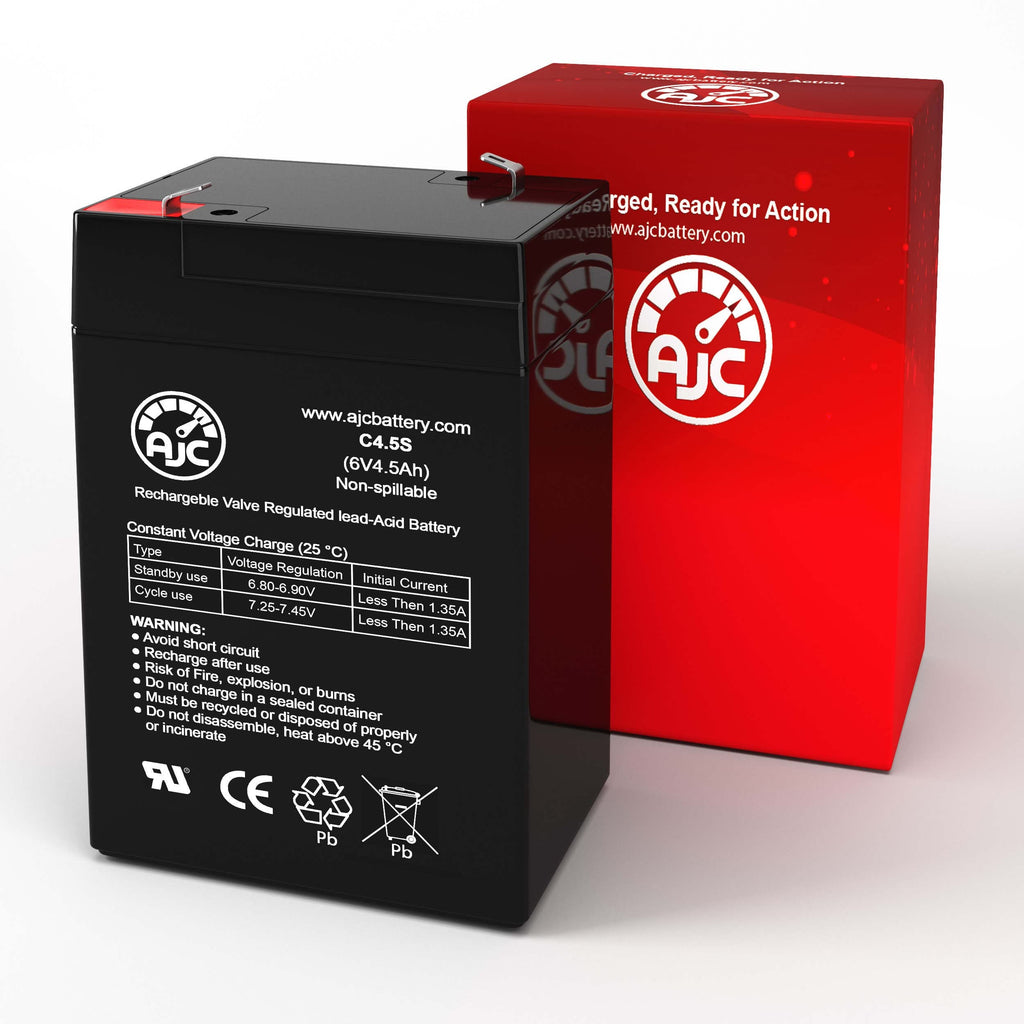 6V 4.5Ah Sealed Lead Acid Battery G9257