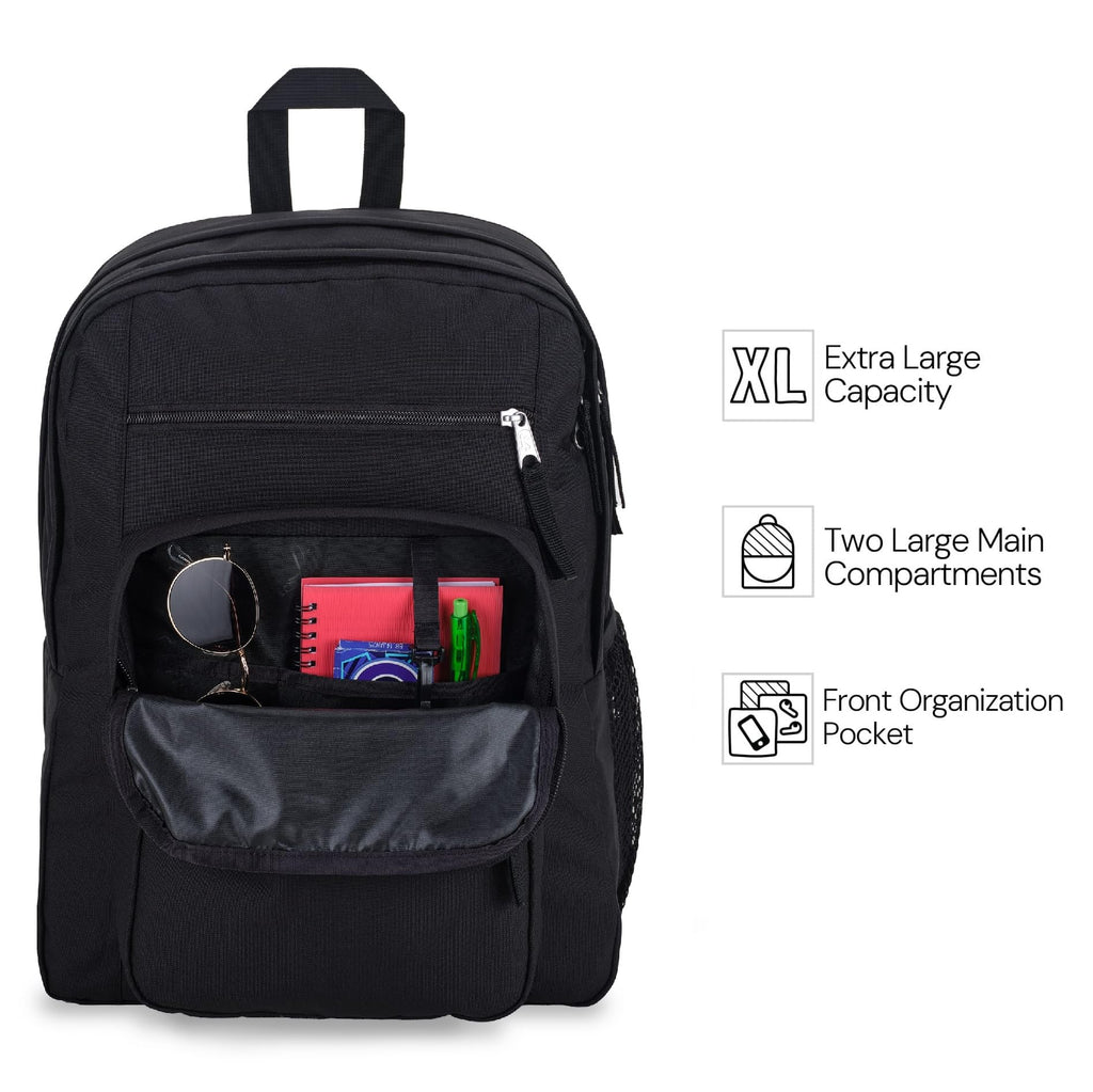 Laptop Backpack with 2 Compartments Black E253