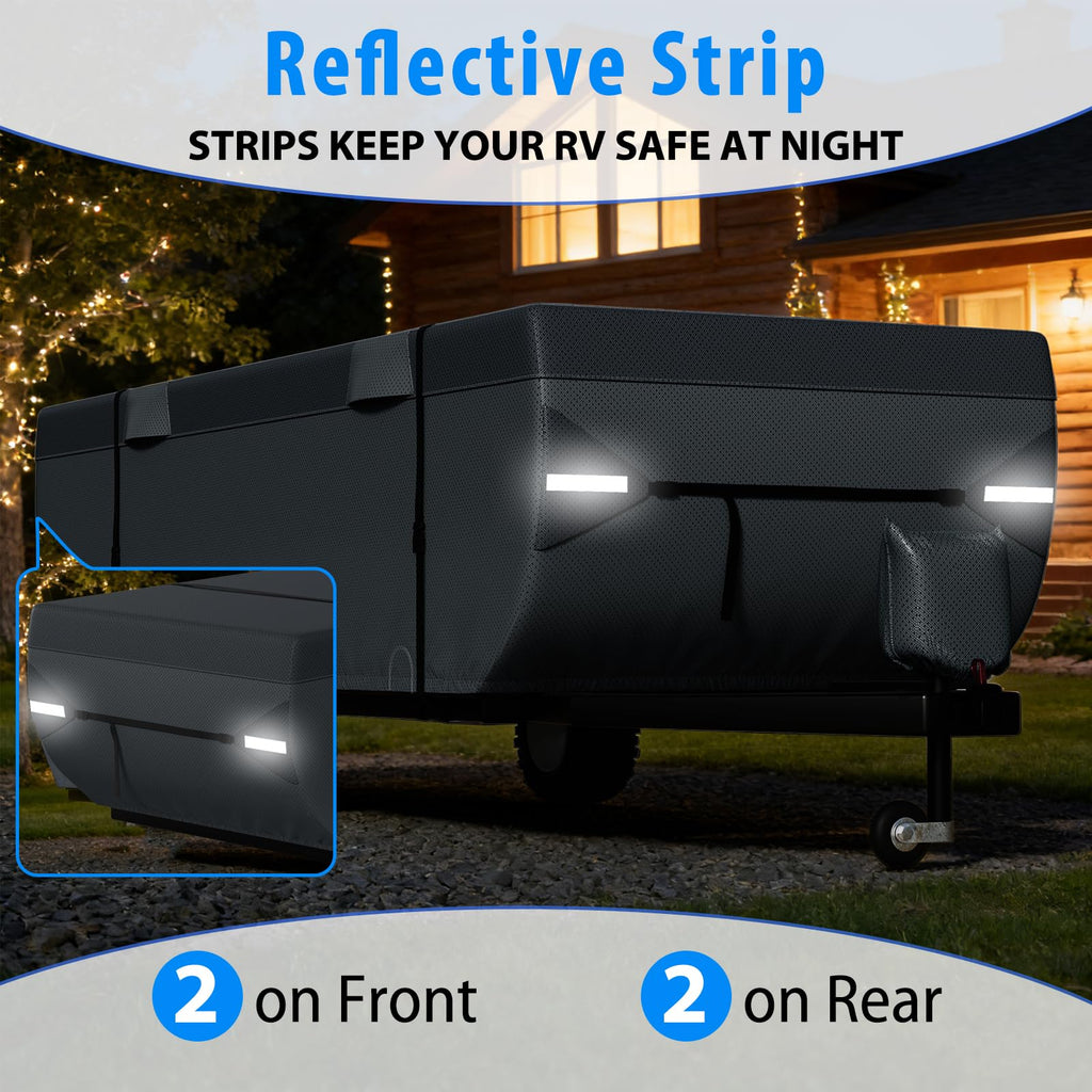 9 Layers 12-14ft Tent Trailer Cover Y551