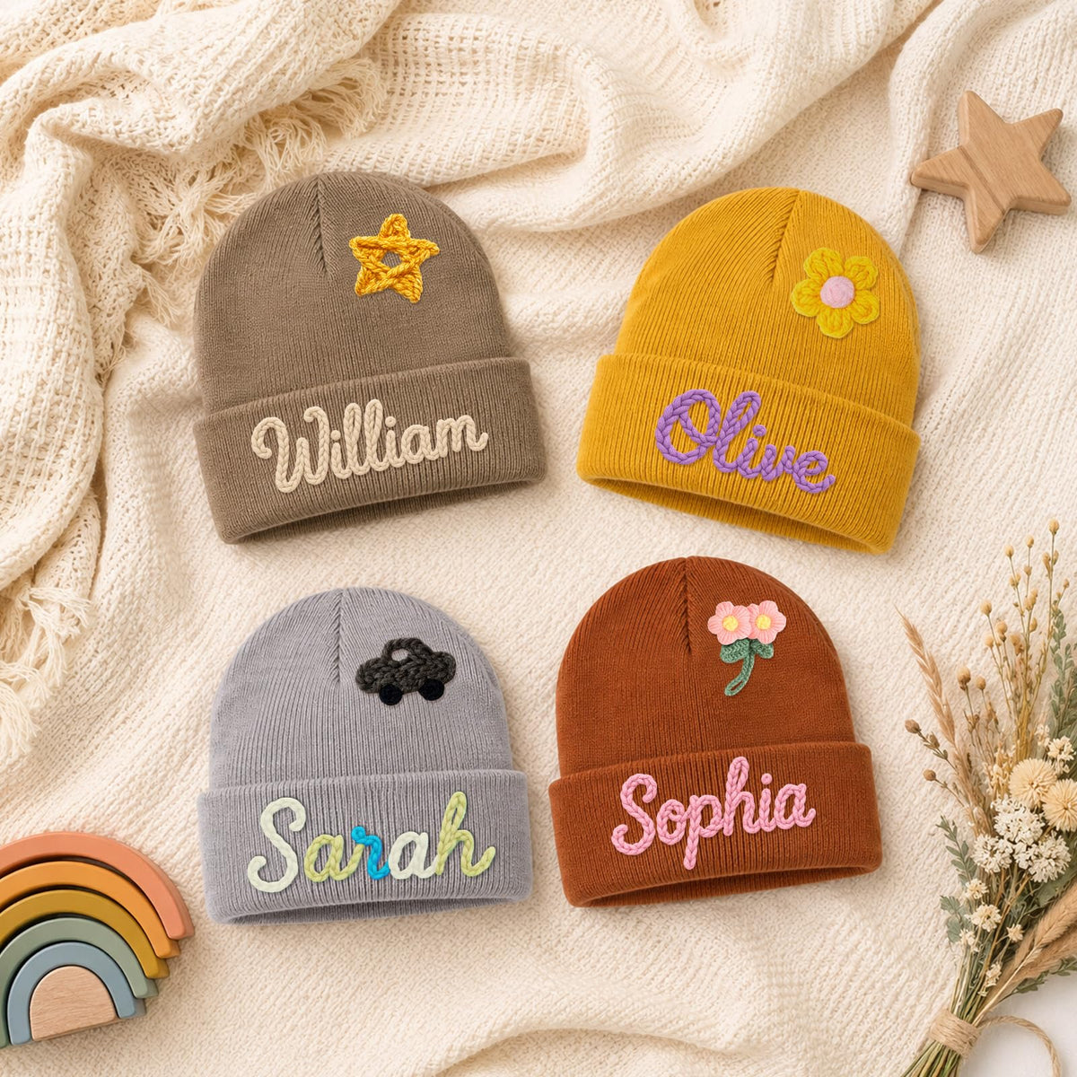 Custom Baby Beanie Hat I82902