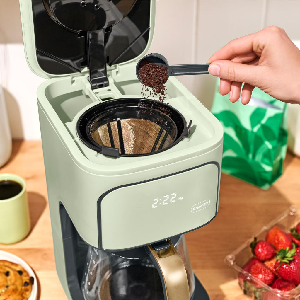Sage Green 12-Cup Programmable Drip Coffee Maker B58172