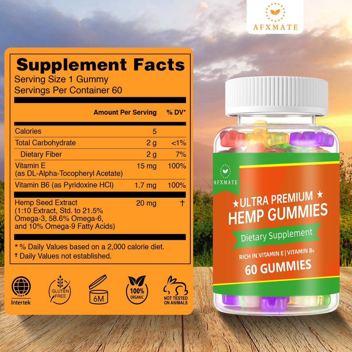 Hemp Gummies 120 Gummies G3548