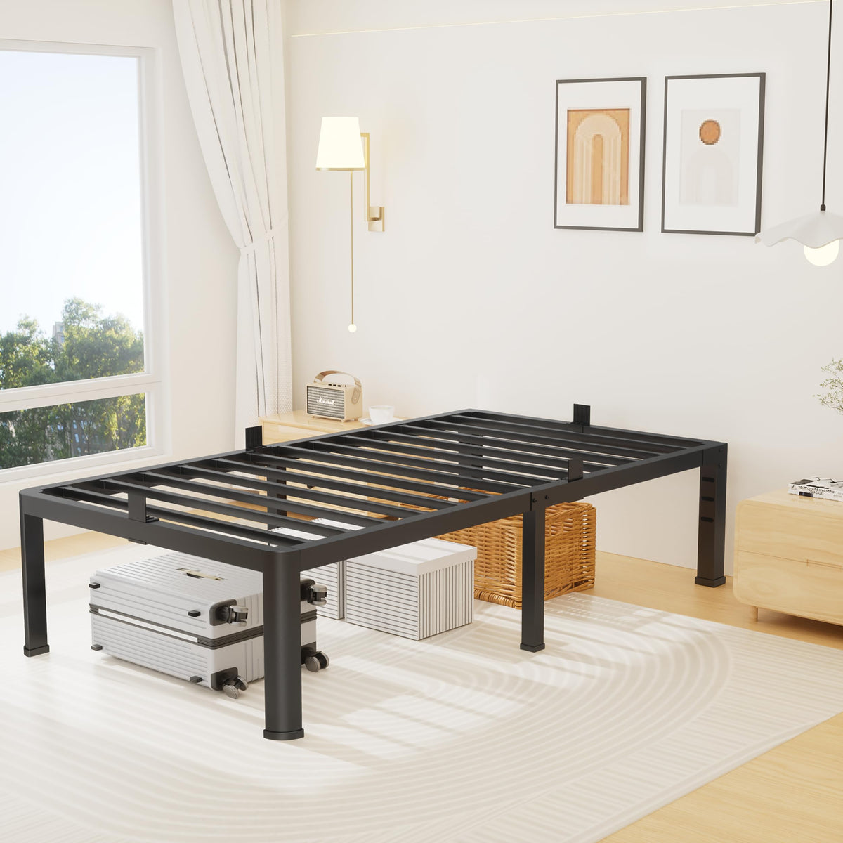 14 Inch Twin Metal Bed Frame X9046