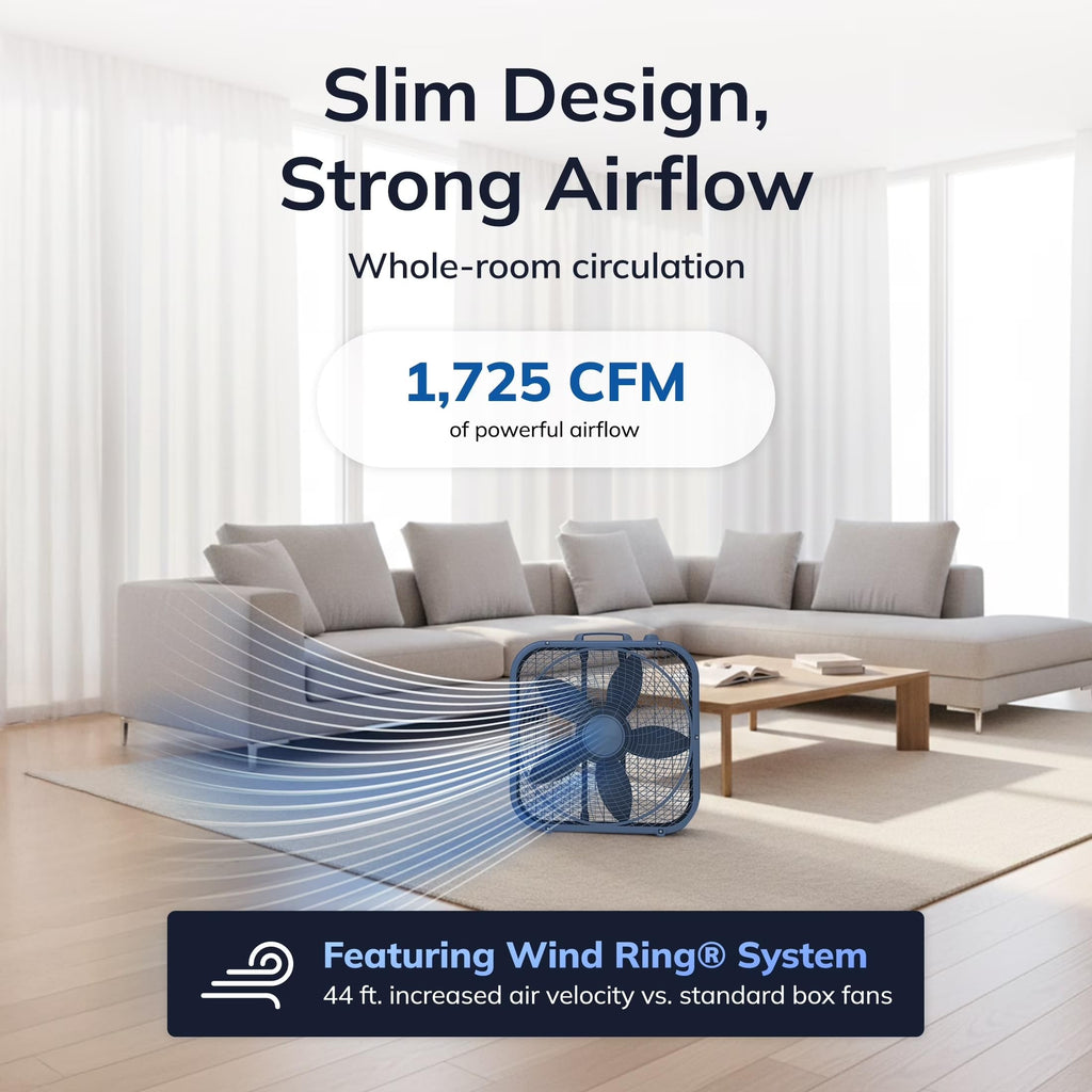 20" 3-Speed Box Fan K740