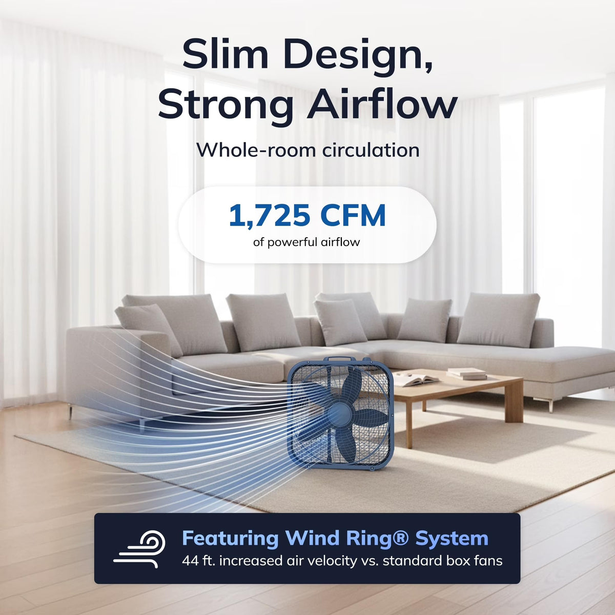 20" 3-Speed Box Fan K740