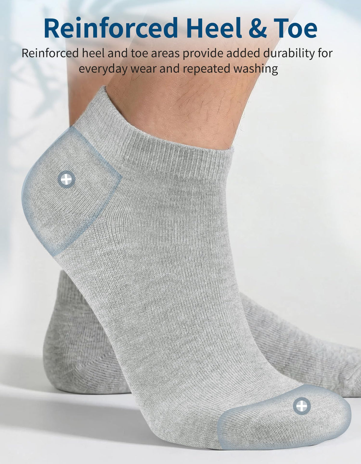 Bamboo Viscose Thin Ankle Socks 6 Pairs P425