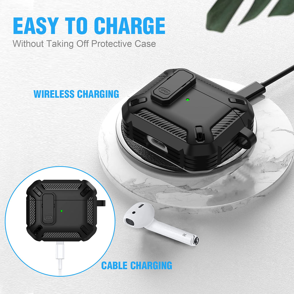 Black Magnetic AirPods 3 Case A7689