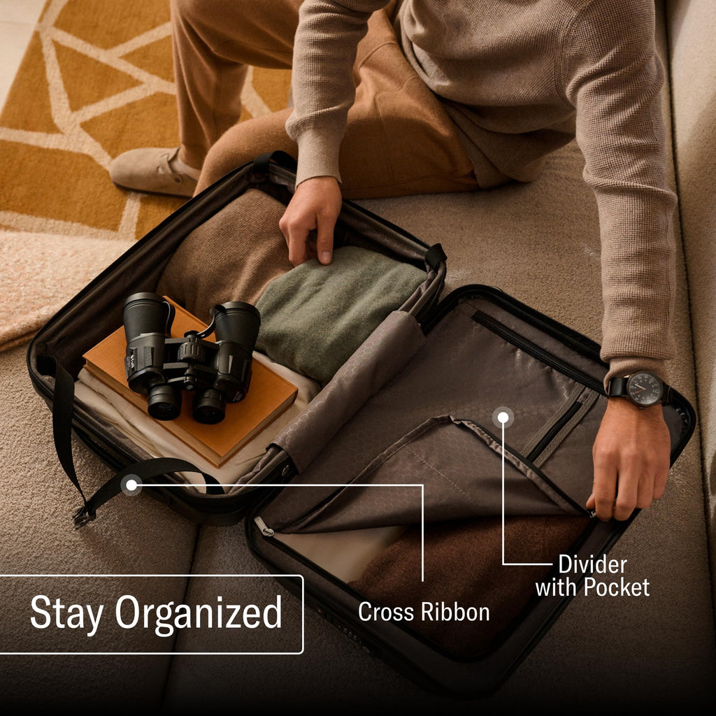 Hardside Carry-On Luggage with Spinner Wheels F14258