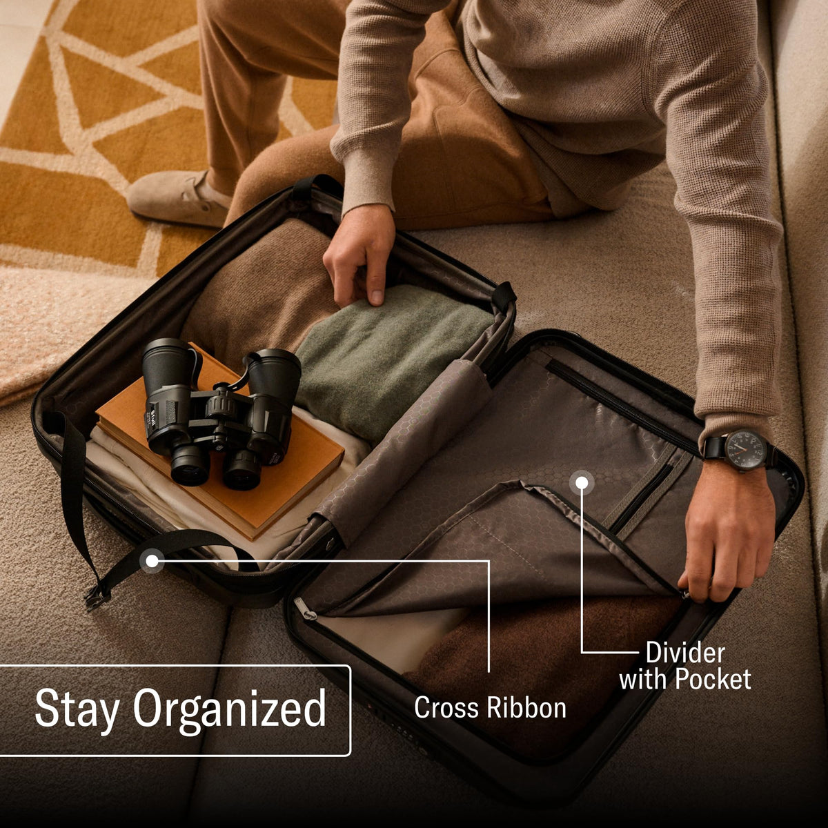 Hardside Carry-On Luggage with Spinner Wheels F14258