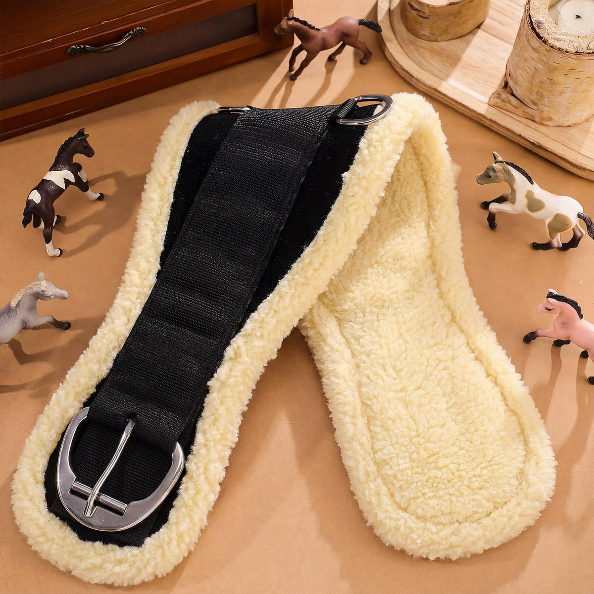 Fleece Horse Cinch with Removable Liners 30 Inch Q795