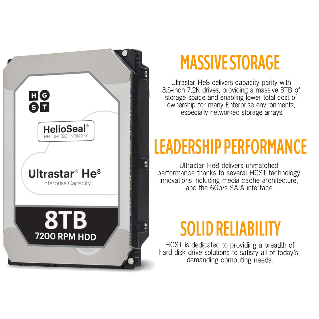 8TB 7200 RPM SATA 3.5in HDD H381
