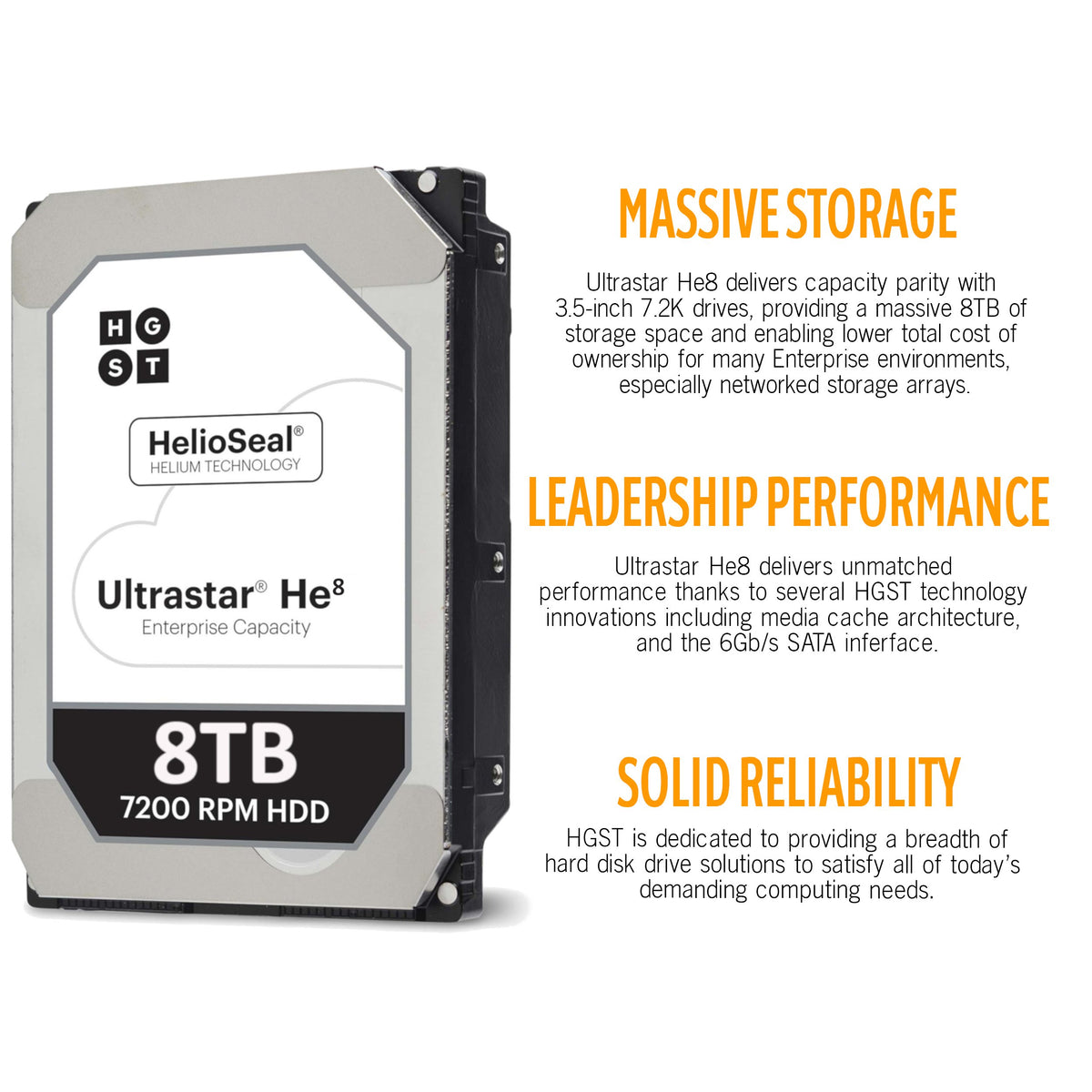 8TB 7200 RPM SATA 3.5in HDD H381
