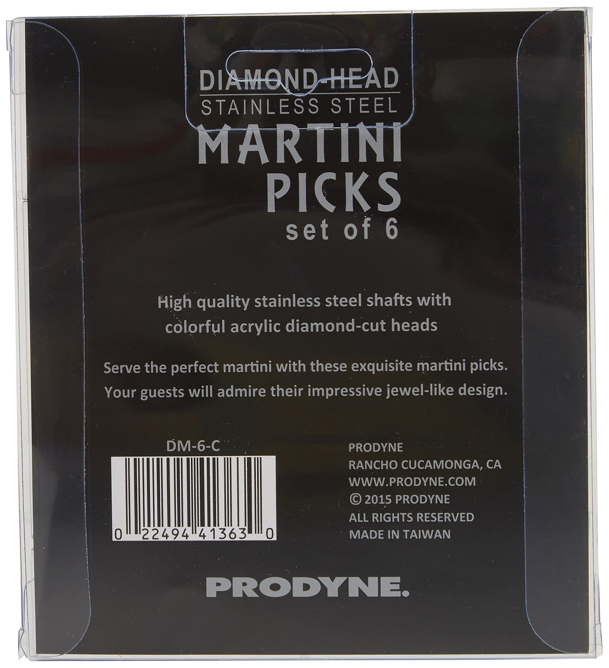 Multicolor Martini Picks Set of 6 L1977