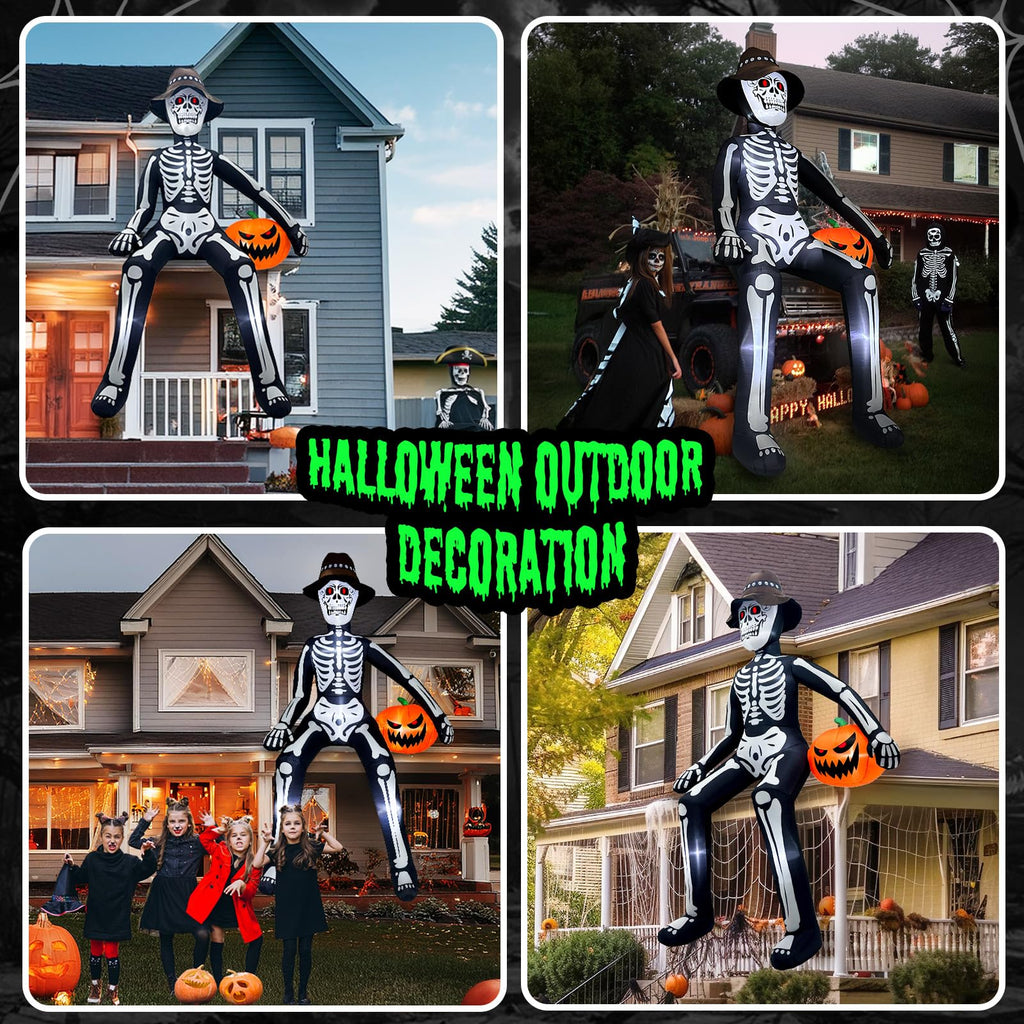 Giant Sitting Skeleton Inflatable N12818