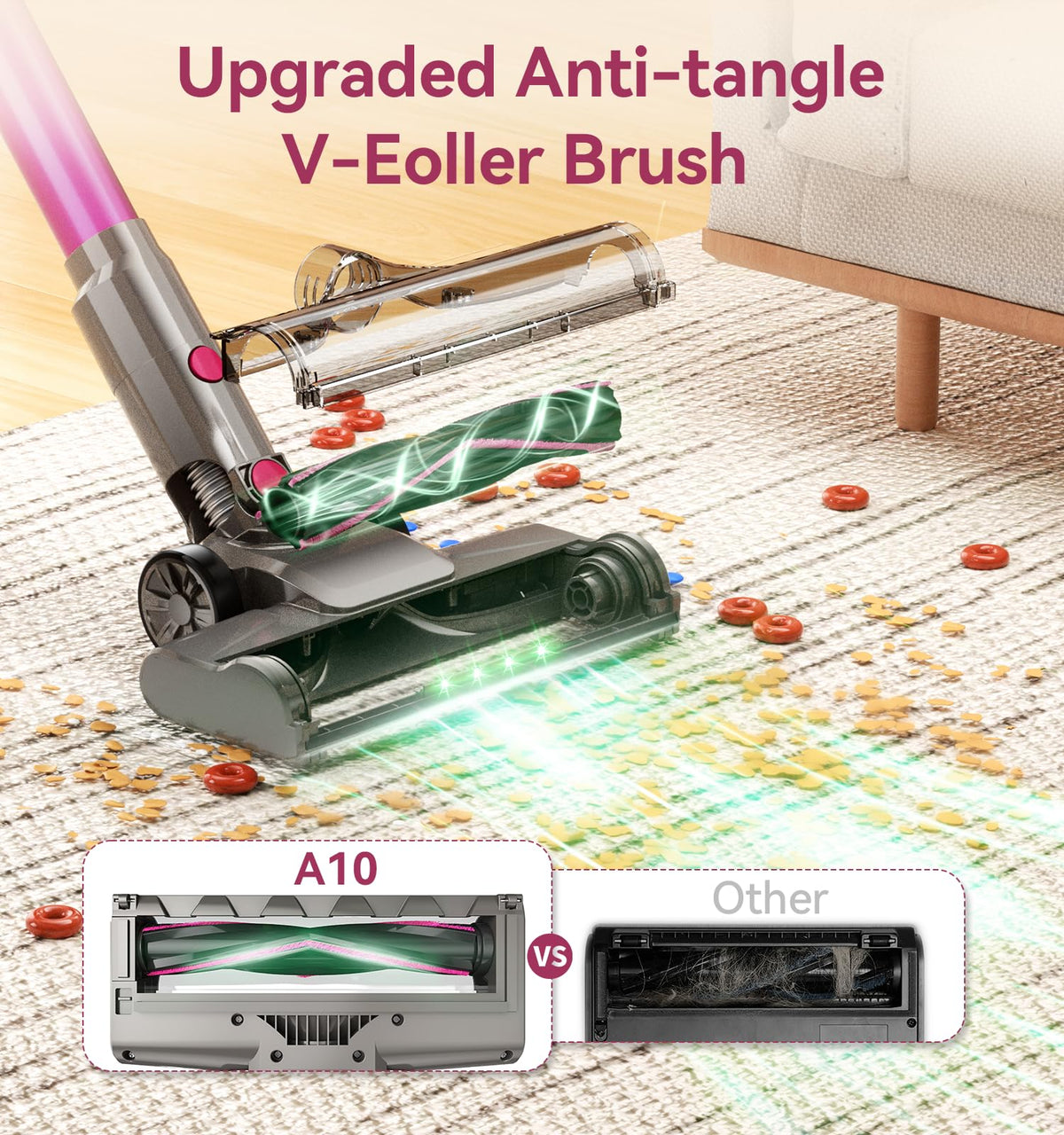 600W/50Kpa Cordless Stick Vacuum Cleaner L541