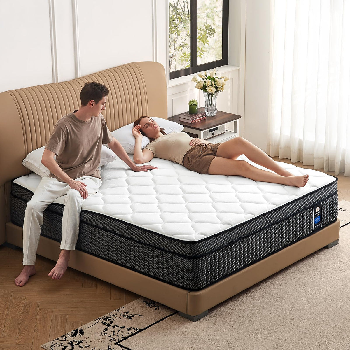 10 inch Full Size Hybrid Mattress in a Box G31041