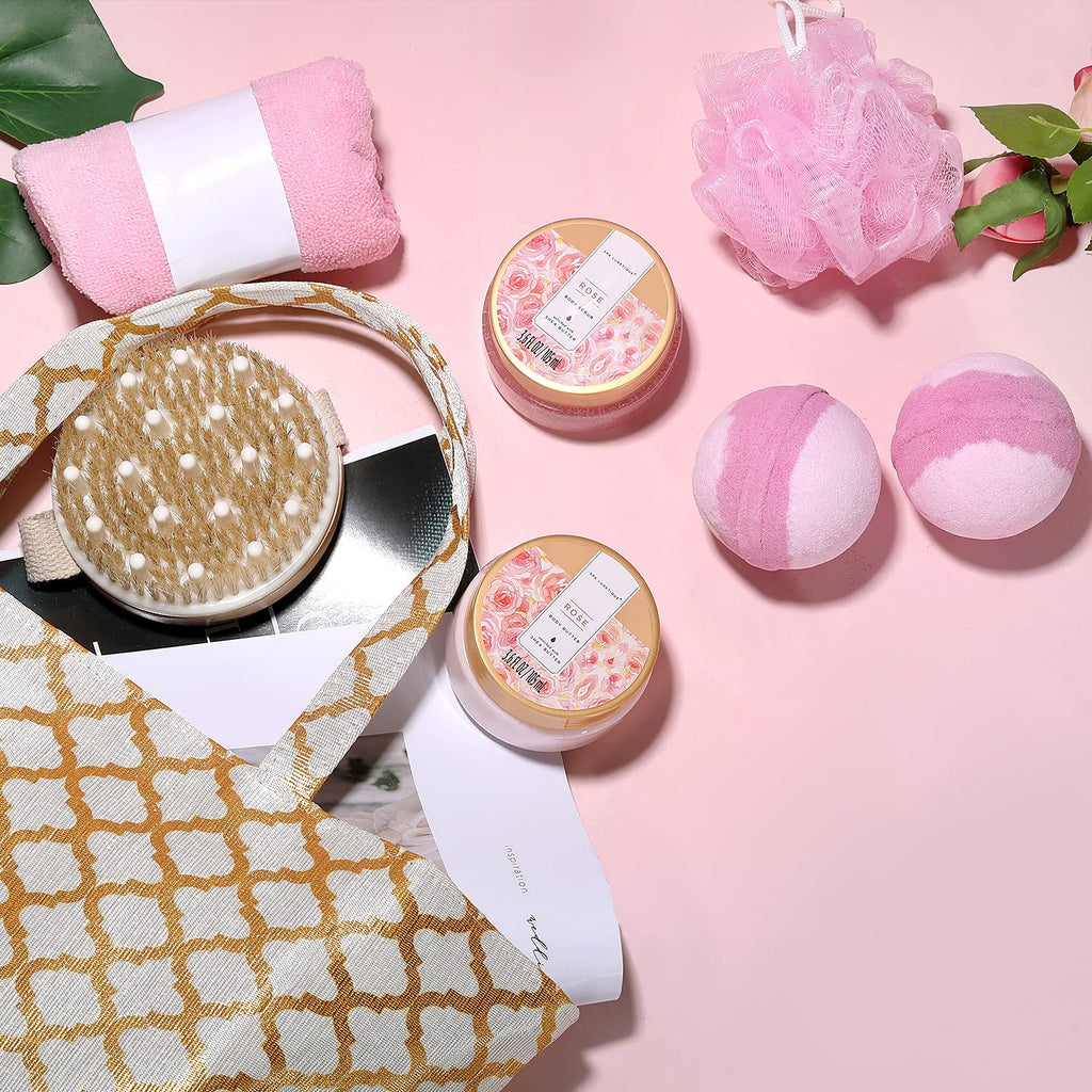 15 Pc Rose Spa Gift Set D5785