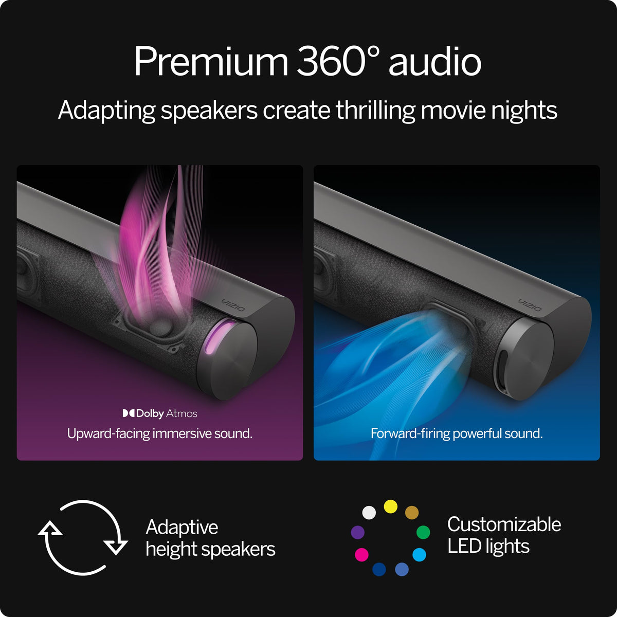 5.1.2 Soundbar with Wireless Subwoofer and Dolby Atmos G857