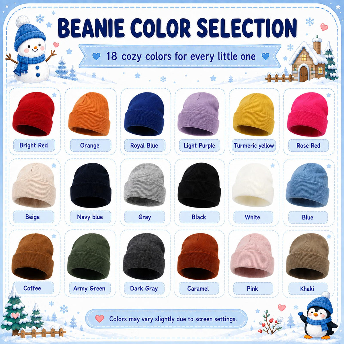 Custom Baby Beanie Hat I82902