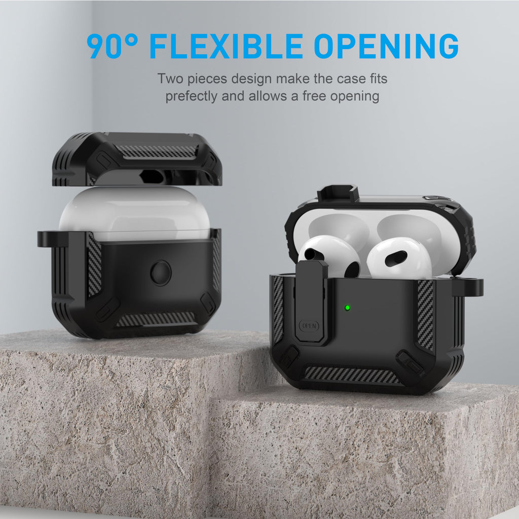 Black Magnetic AirPods 3 Case A7689