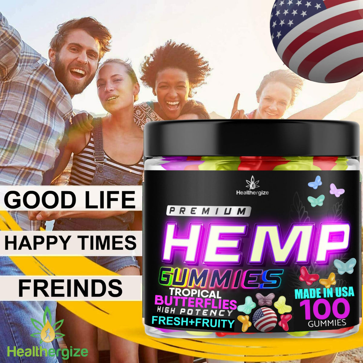 Hemp Gummies 100 Count F7975