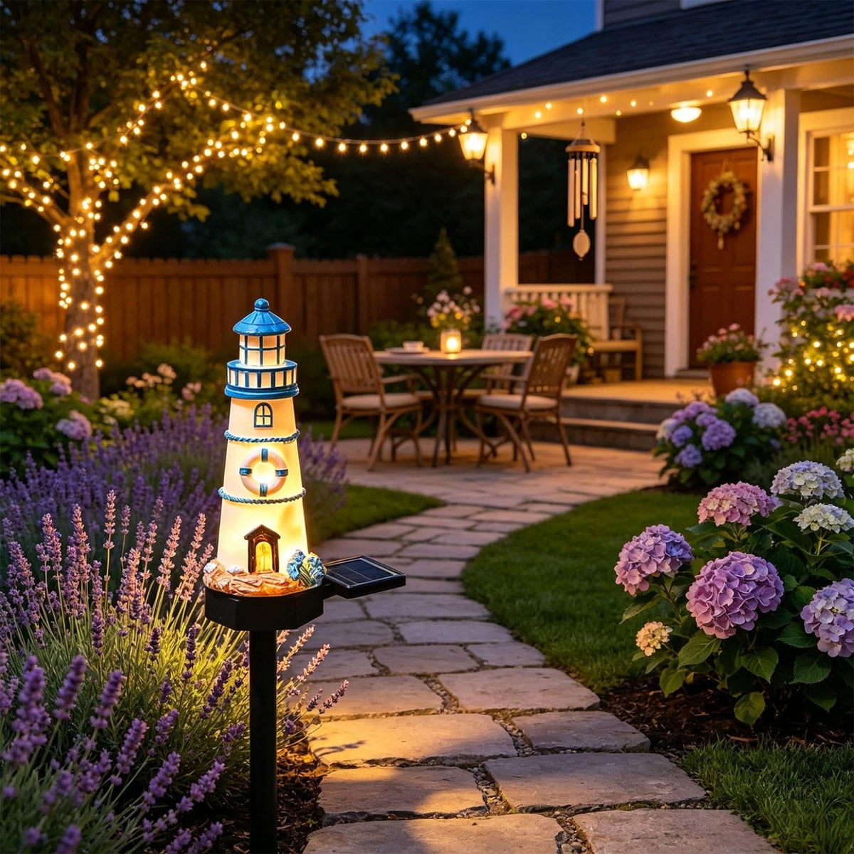 Solar Light Outdoor Waterproof Garden Statue R5271
