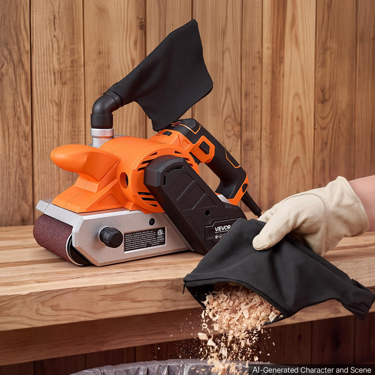 11.5A 4" x 24" Variable Speed Belt Sander H186031