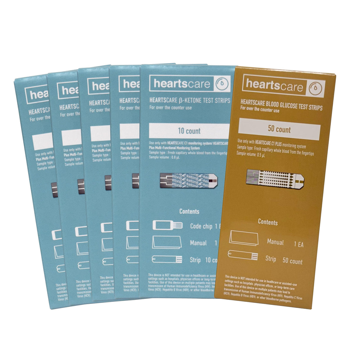 β Ketone Strips and Glucose Strips 50 Count M349