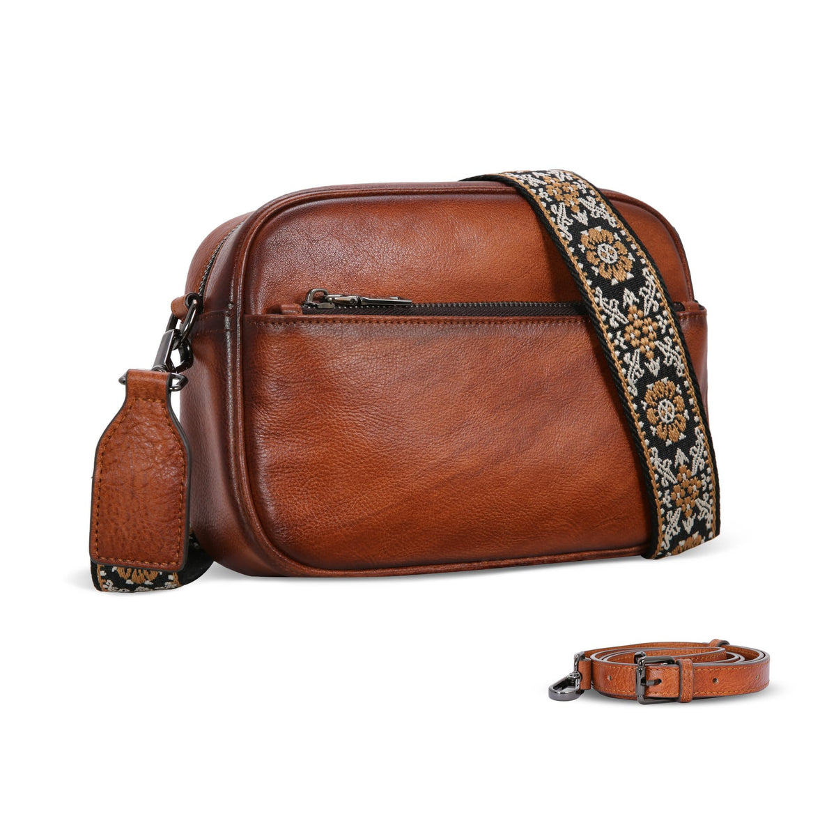 Genuine Leather Shoulder Handbags C63780