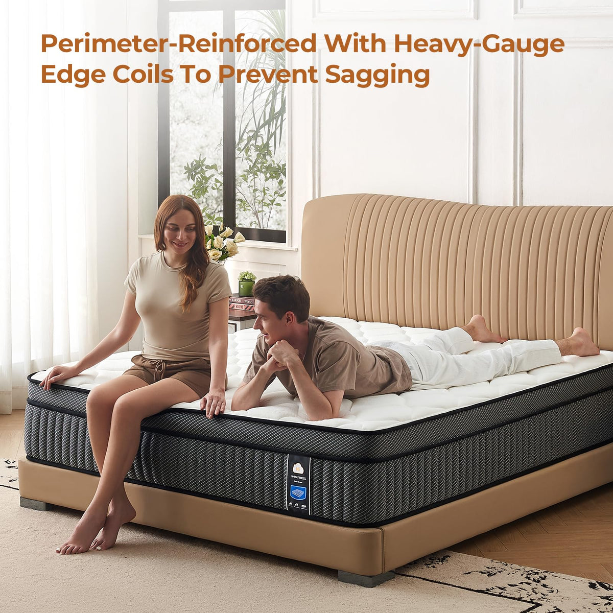 10 inch Full Size Hybrid Mattress in a Box G31041