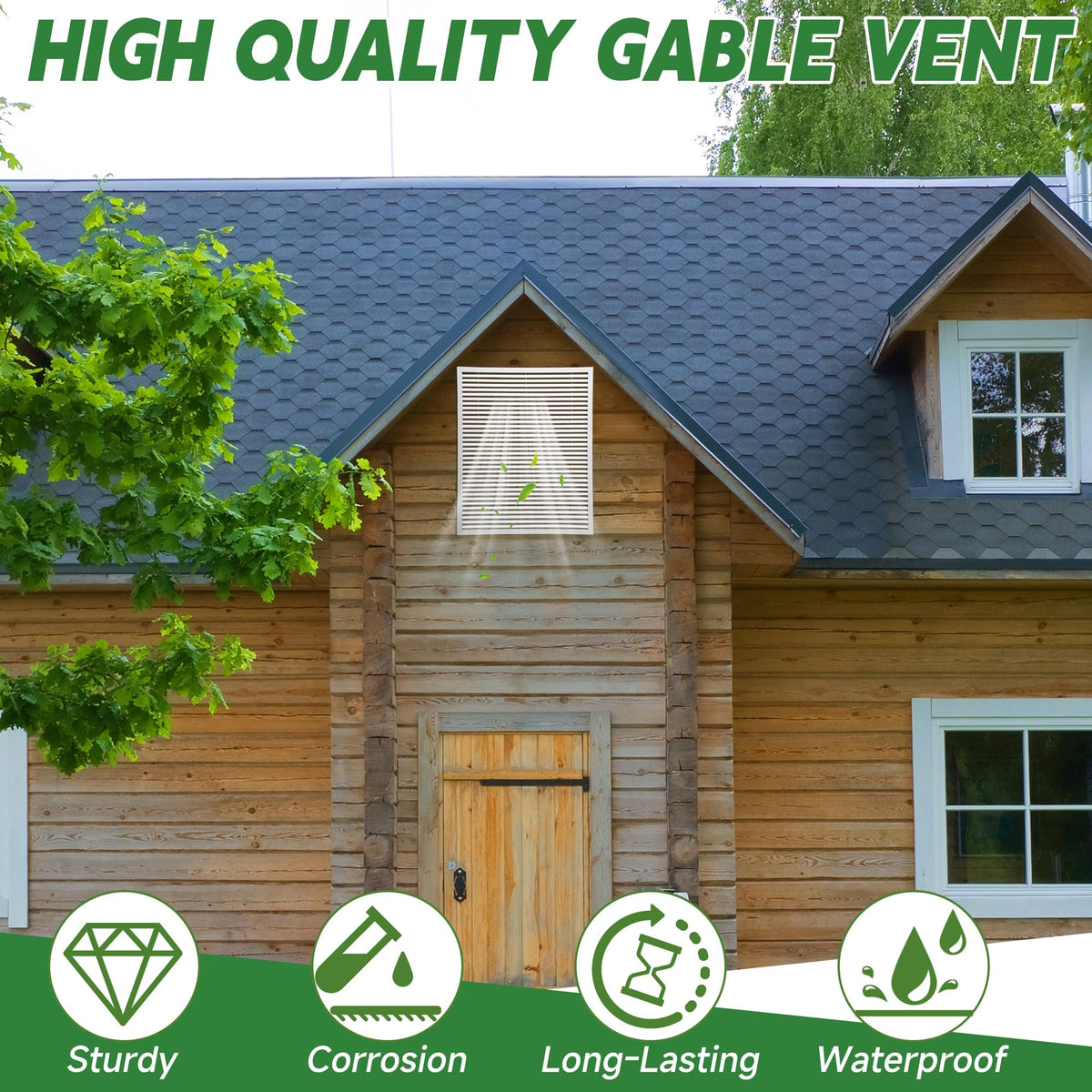 24 x 30 Inch Gable Vent V114