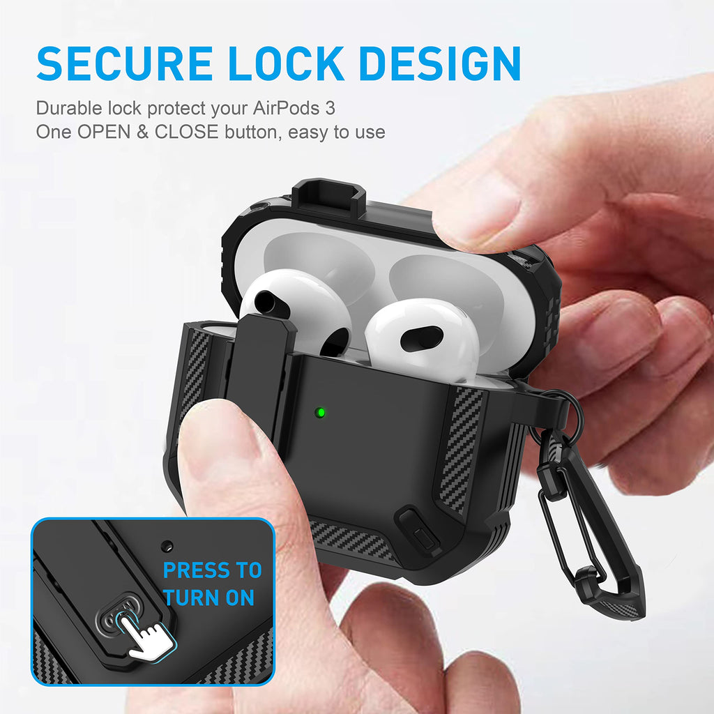 Black Magnetic AirPods 3 Case A7689