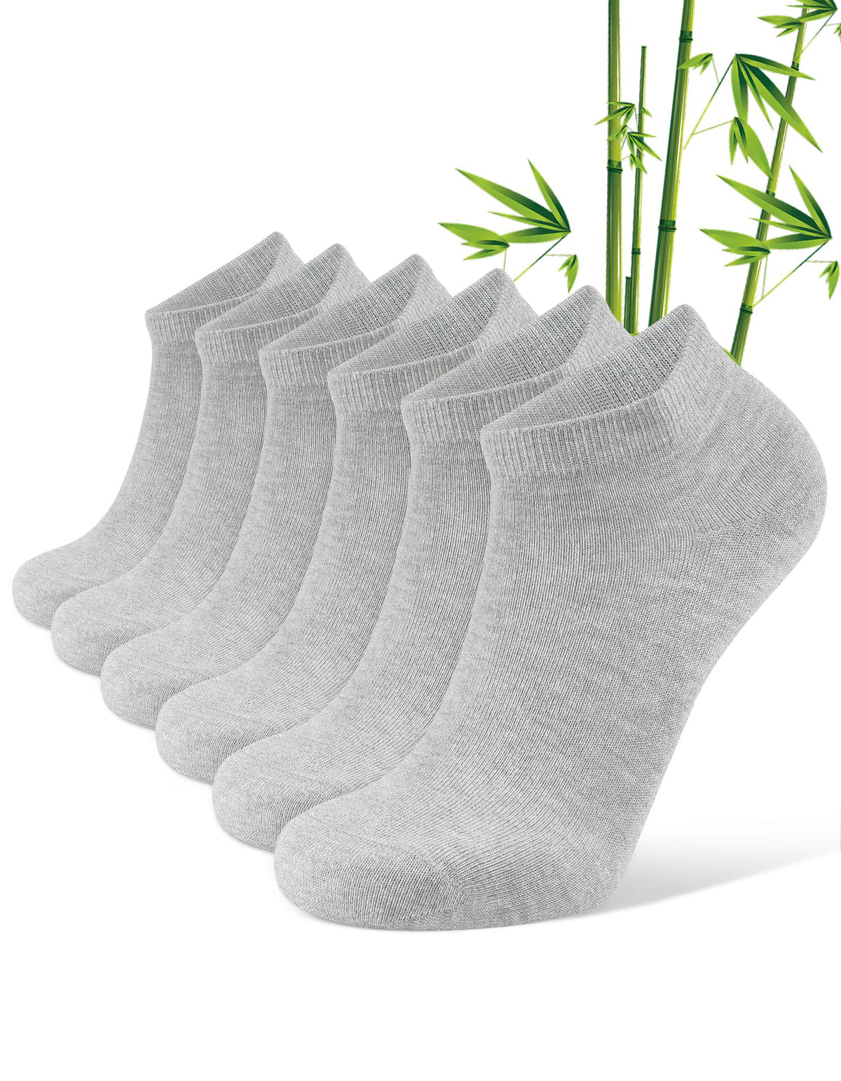 Bamboo Viscose Thin Ankle Socks 6 Pairs P425