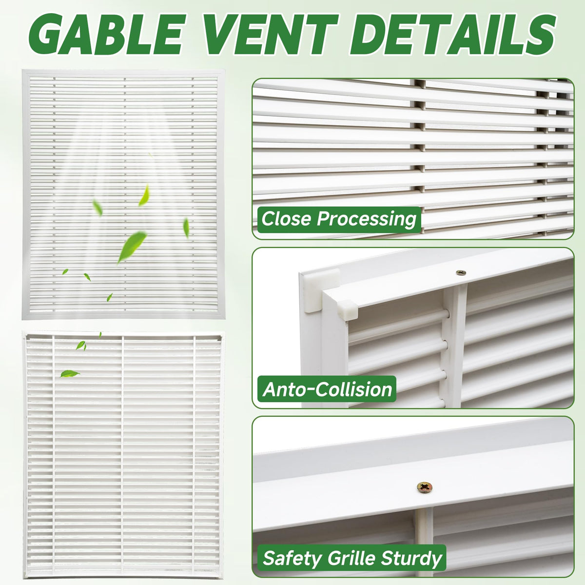 24 x 30 Inch Gable Vent V114