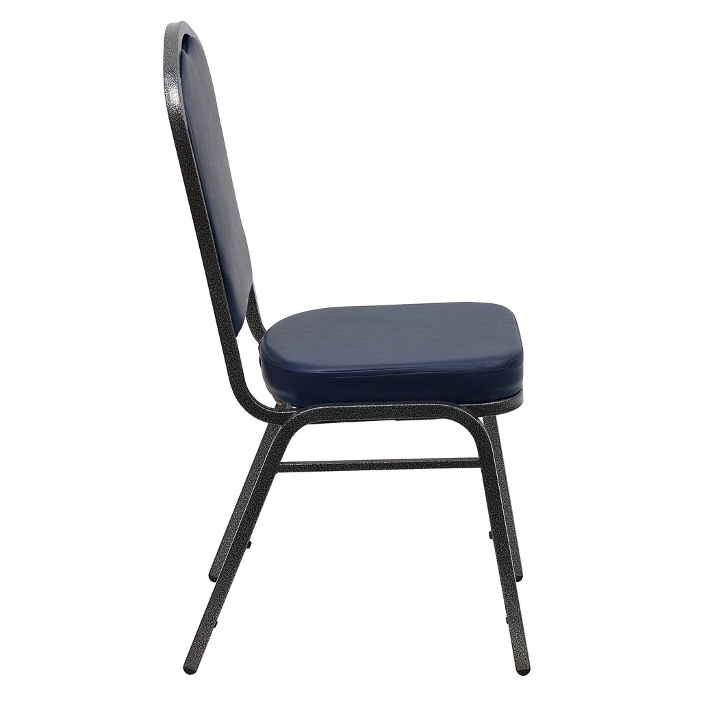 Silver Vinyl Stackable Banquet Chair O5535