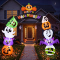 8 FT Halloween Inflatable Pumpkin Archway with LED Lights G910749
