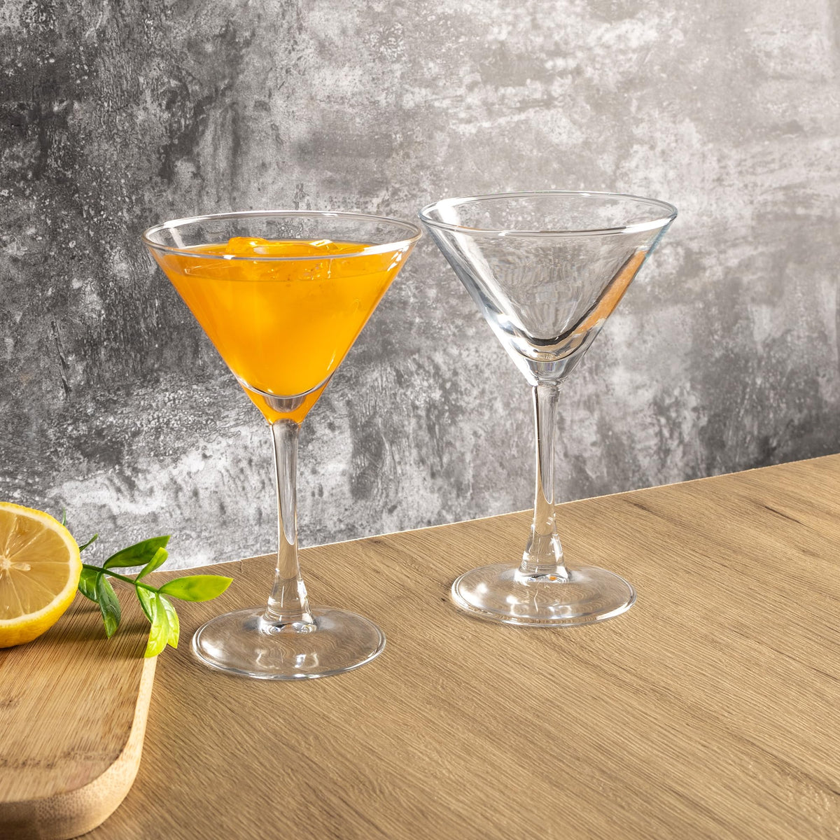 Martini Glasses Set of 7, 6 oz Reusable Cocktail Glasses with Stem S7925